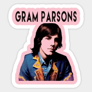 Gram Parsons Sticker